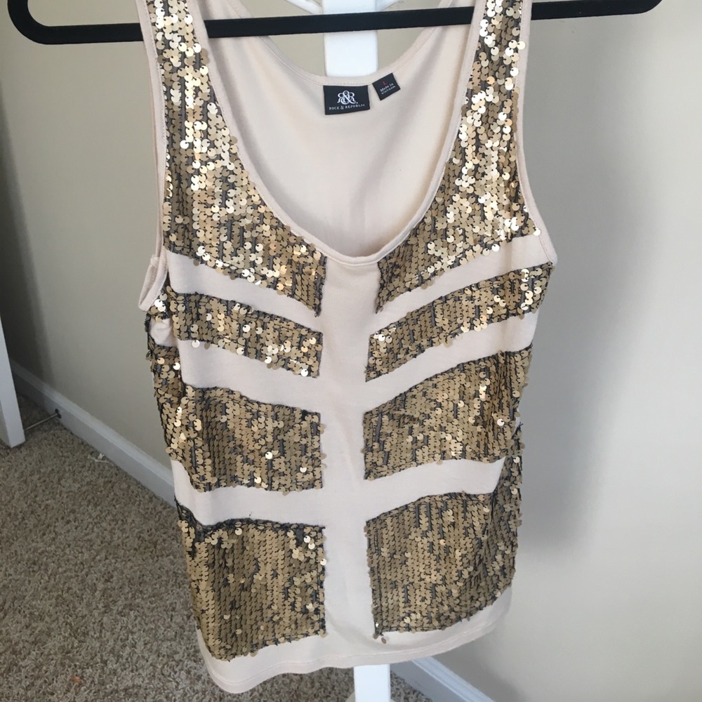Rock & Republic sequin top